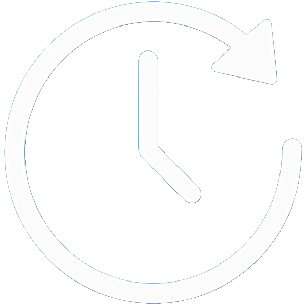 Circular arrow icon showing average patient stay duration in Turkey